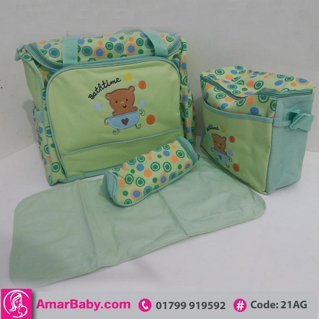 Multi-Functional Organizer Mothers Set bag_4 PCS (Green)