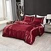 Satin Silk লেপ / Comforter / Duvet Cover - Red - Image 4