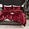 Satin Silk লেপ / Comforter / Duvet Cover - Red - Image 6