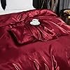 Satin Silk লেপ / Comforter / Duvet Cover - Red - Image 7