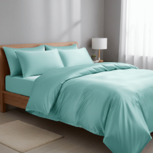 Satin Silk āϞā§āĻĒ / Comforter / Duvet Cover - Ocean Blue