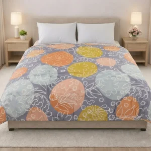 Modern Abstract Printed Bedsheet (7/8 Feet)