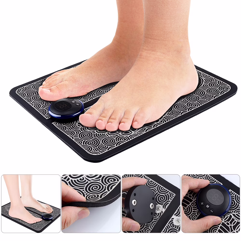 Rechargeable EMS Foot Massager Muscle Stimulation Pad - Image 7