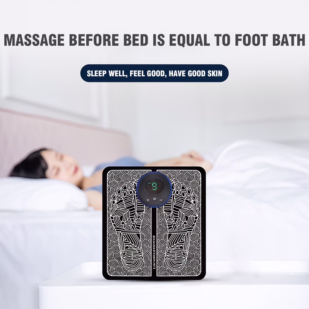 Rechargeable EMS Foot Massager Muscle Stimulation Pad - Image 3