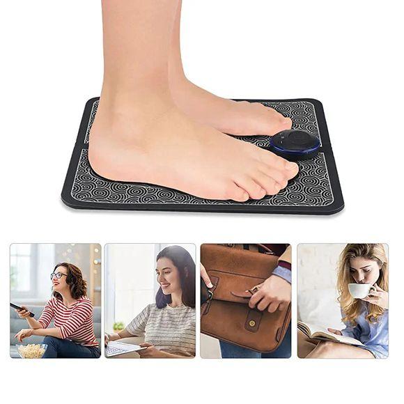 Rechargeable EMS Foot Massager Muscle Stimulation Pad - Image 2